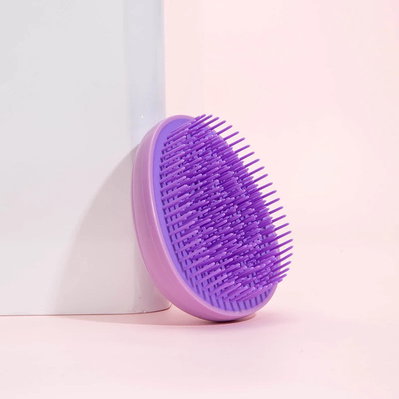 Mini Detangling Hair Brush Egg Round Shape Hair Brushes Anti-knotting Hair Smoothing Combs Anti Static Massage Hair Care Tools