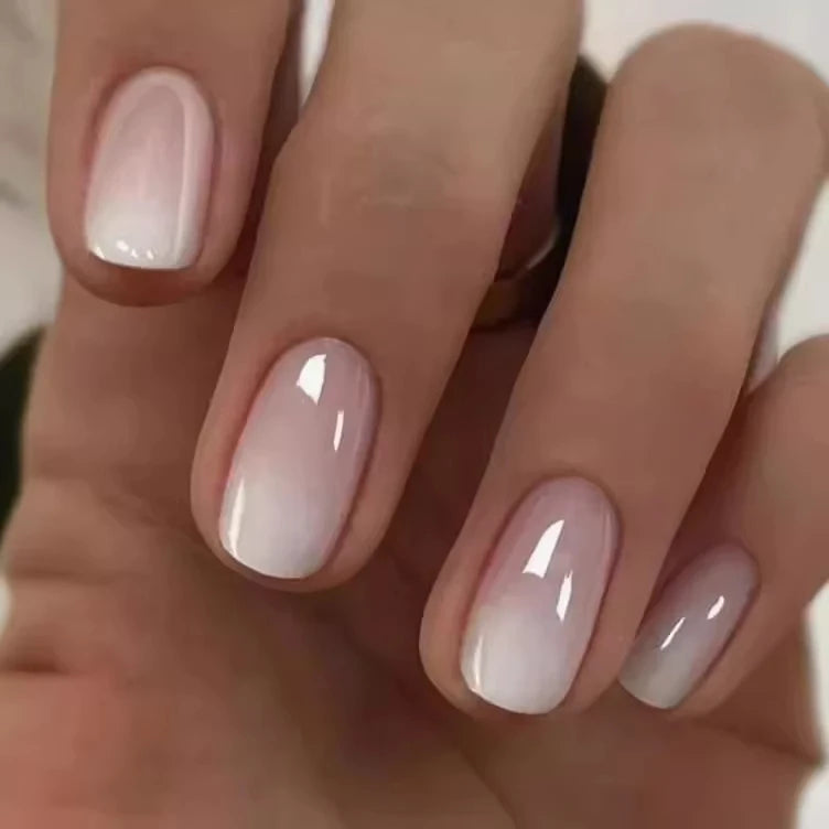 24pcs Burgundy Almond Press on Nail Water Drop Solid Color False Nails Cat Eye Various style Detachable and Wearable Nail Art