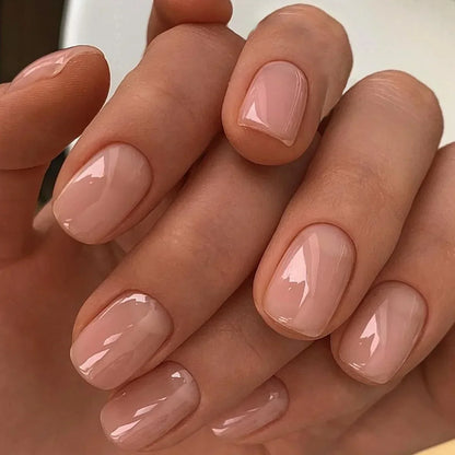24pcs Burgundy Almond Press on Nail Water Drop Solid Color False Nails Cat Eye Various style Detachable and Wearable Nail Art
