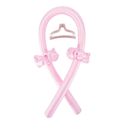 Heatless Curling Rod Headband No Heat Silk Curls Ribbon Hair Rollers Sleeping Soft Headband Lazy Hair Curlers Hair Styling Tools